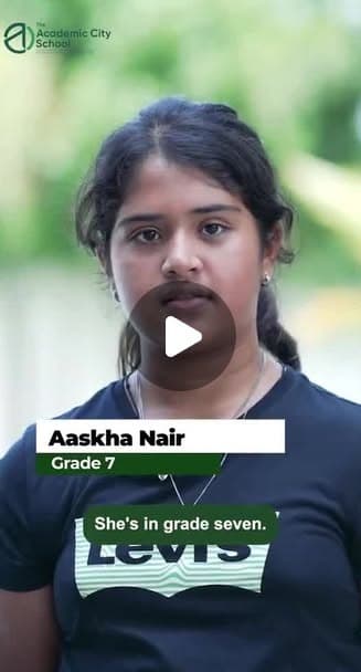 Mr. Shaji Nair, parent testimonial at The Academic City School
