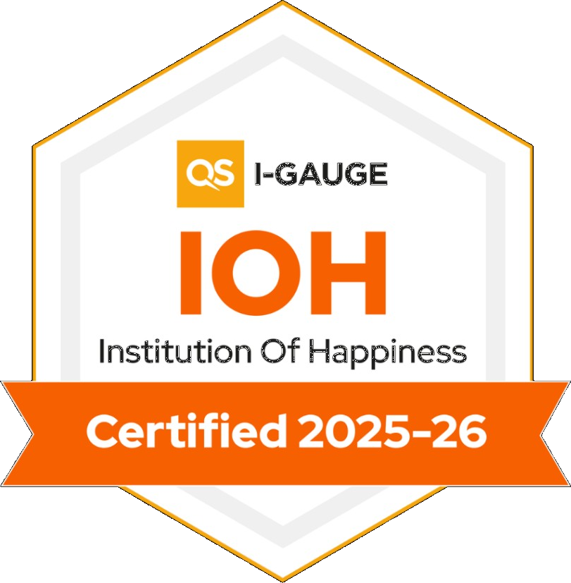 QS I-GAUGE Institution of Happiness Certified 2025–26